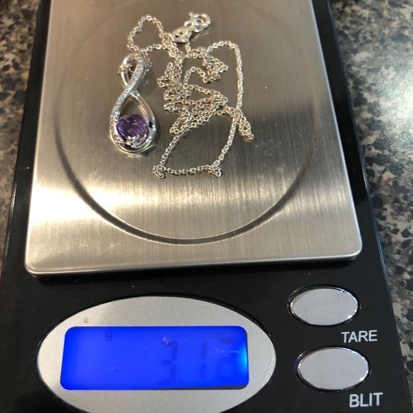 heart stone with infinity love ❤️ purple tone - Picture 7 of 12